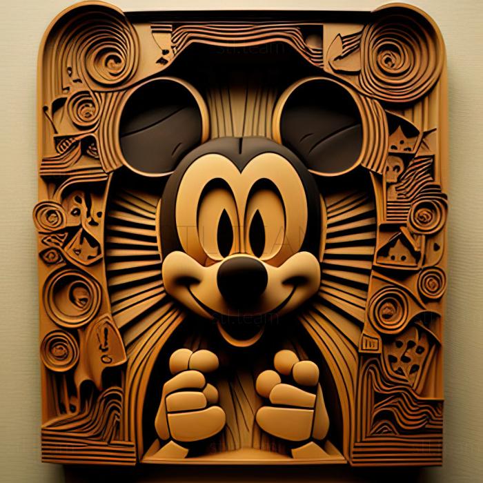 3D model Mickey Senkarik American artist (STL)
